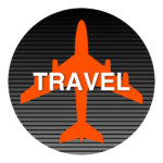 ICON - CIRCLE - TRAVEL - Orange Black Stripe